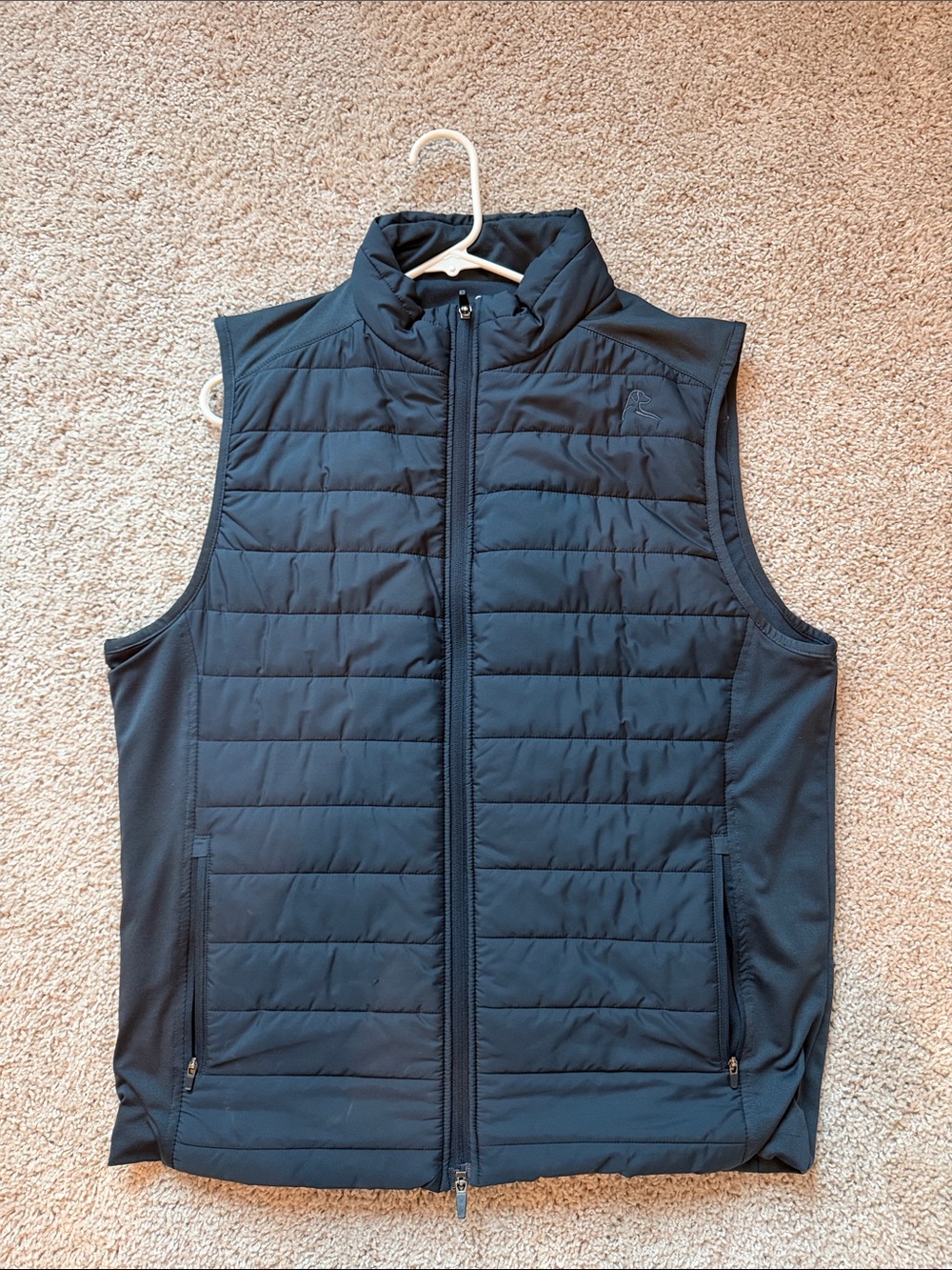 Rhoback Men's Quilted Vest in Navy
